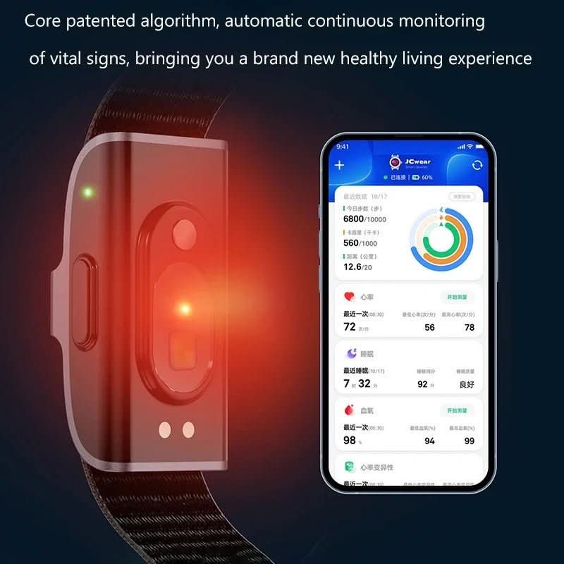 BowLift | IP68 fitness tracker with heart rate & O2 measurement