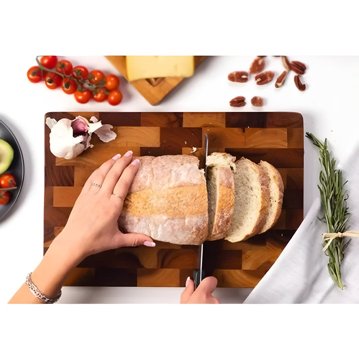 ChefHaven Board – Acacia Wood Cutting Board with DouBowlifte-Sided Surface | Bowlift