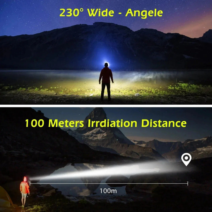 BowLift | Rechargeable  LED Head Torch for Running, Biking, and Outdoor Adventures