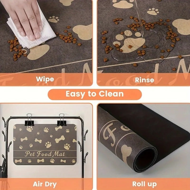 Pet Placemat No Stain Quick Drying Absorbent Bowlift