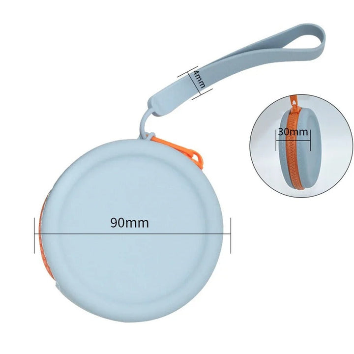 Portable Silicone Dog Treat Bag Bowlift