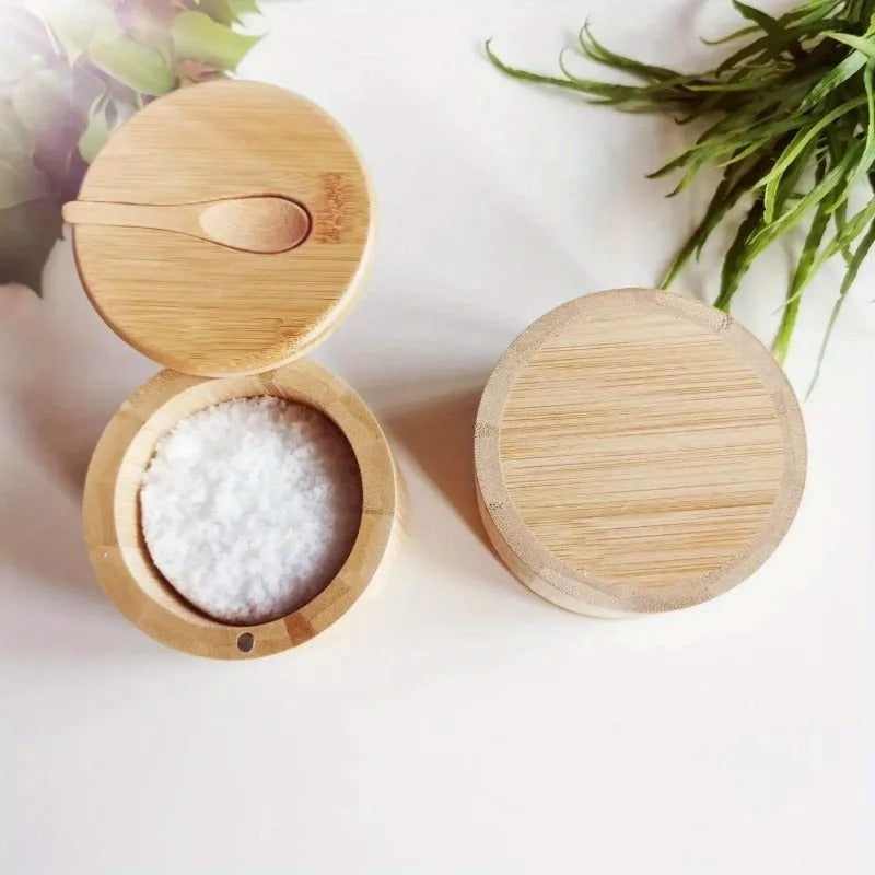 BowLift | KruidenKompakt – Bamboo spice jar with spoon and magnetic lid