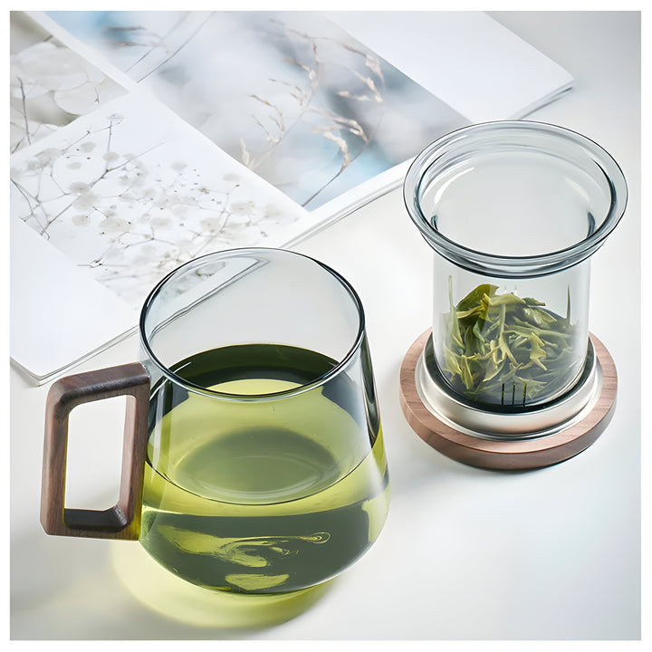 ArtisanBrew Cup – Heat-resistant glass tea cup | Bowlift