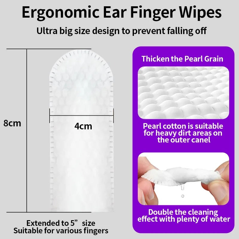 Tooth Cleaning Finger Wipes for Pets Bowlift