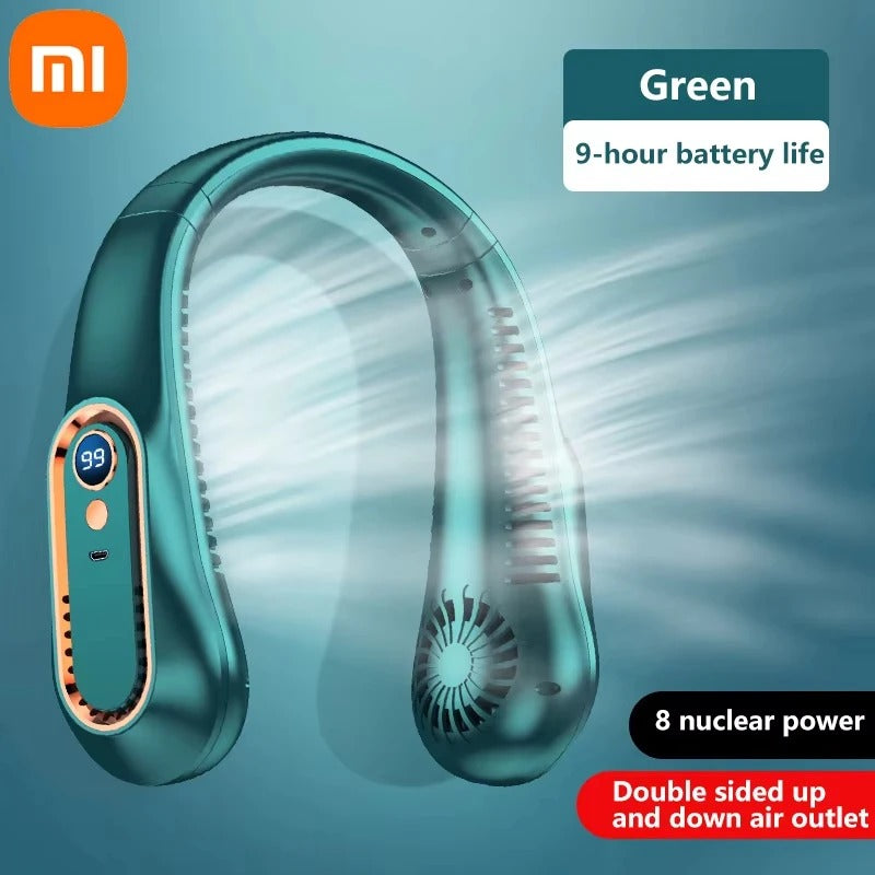 8000mAh USB Hanging Neck Fan | Bowlift