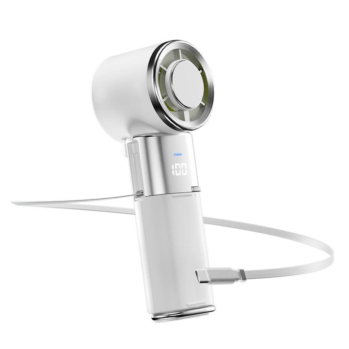 BowLift | Portable Neck Fan with Built-in Power Bank and Foldable Design