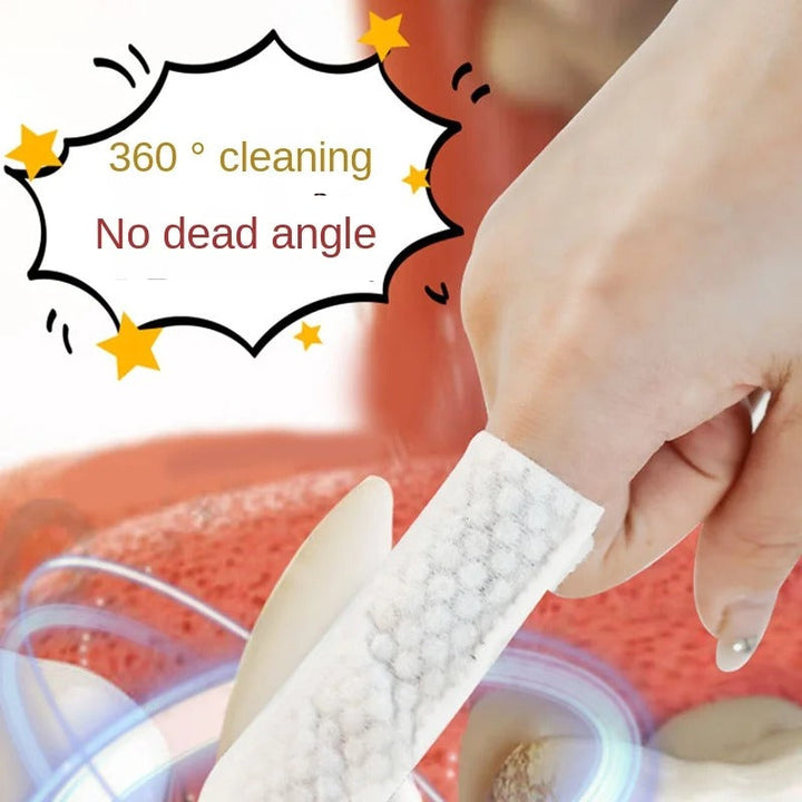 Tooth Cleaning Finger Wipes for Pets Bowlift