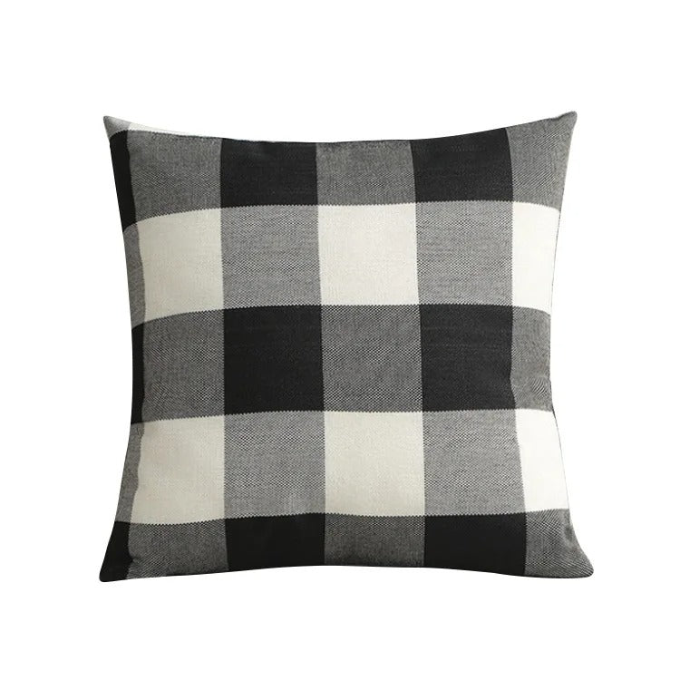 BowLift | Harmonie Home Cushion Cover - Timeless Check Cushion Cover for Any Interior