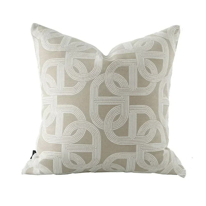 BowLift | VelvetGlow Cushion Cover - Double-sided Geometric Cushion Cover of Luxury Jacquard