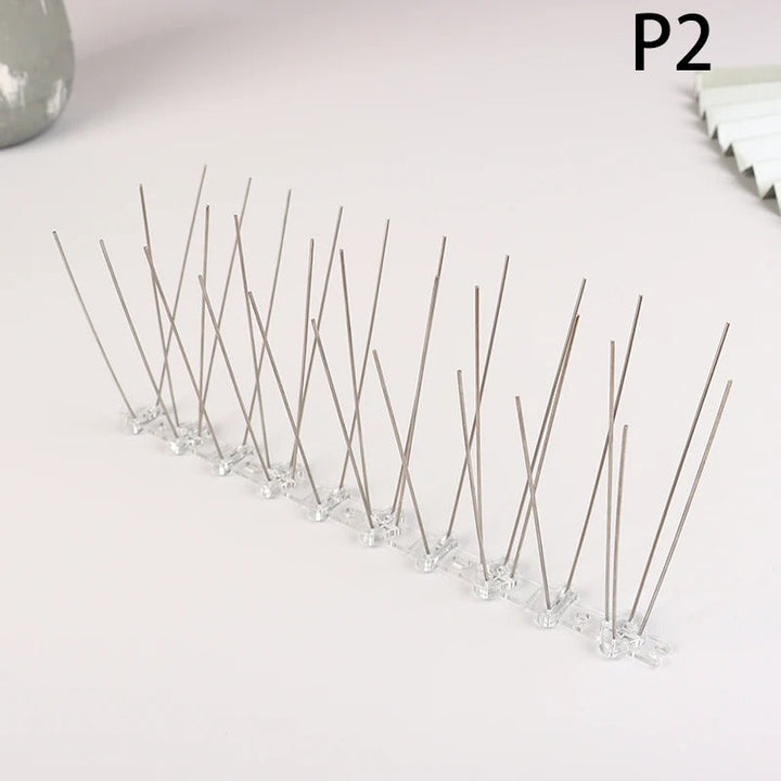 BowLift | 1PC Stainless Steel Pigeon Spikes And Bird Repeller Deterrent 25cm Balcony Anti-bird Repellent Thorn Nail Kit Pest Control