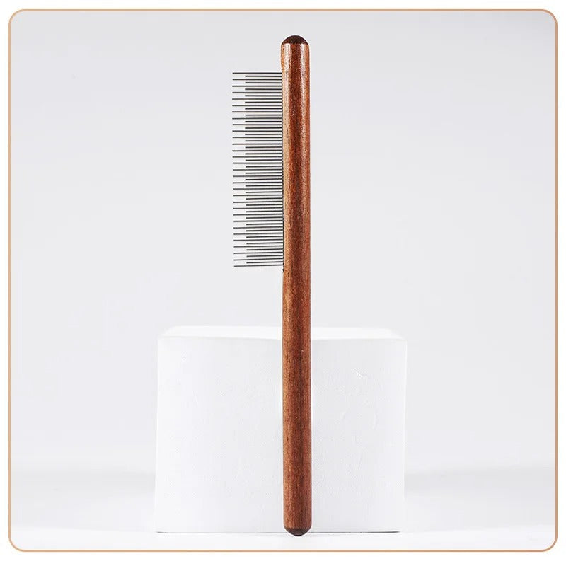Premium Cat Comb: Stainless Steel Grooming for a Healthy Coat Bowlift
