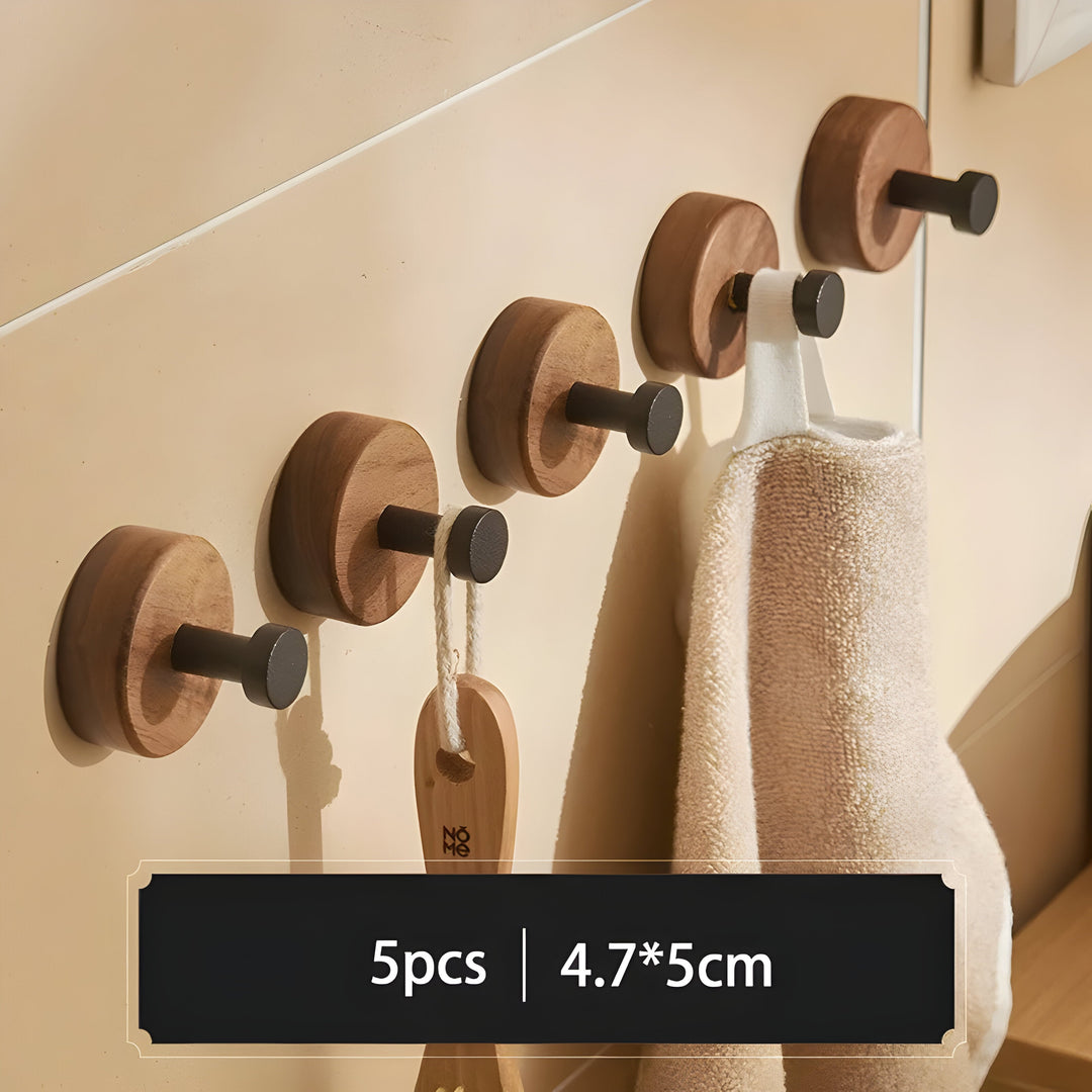 WoodenGrip Hook - Wooden wall hooks in Nordic style | Bowlift