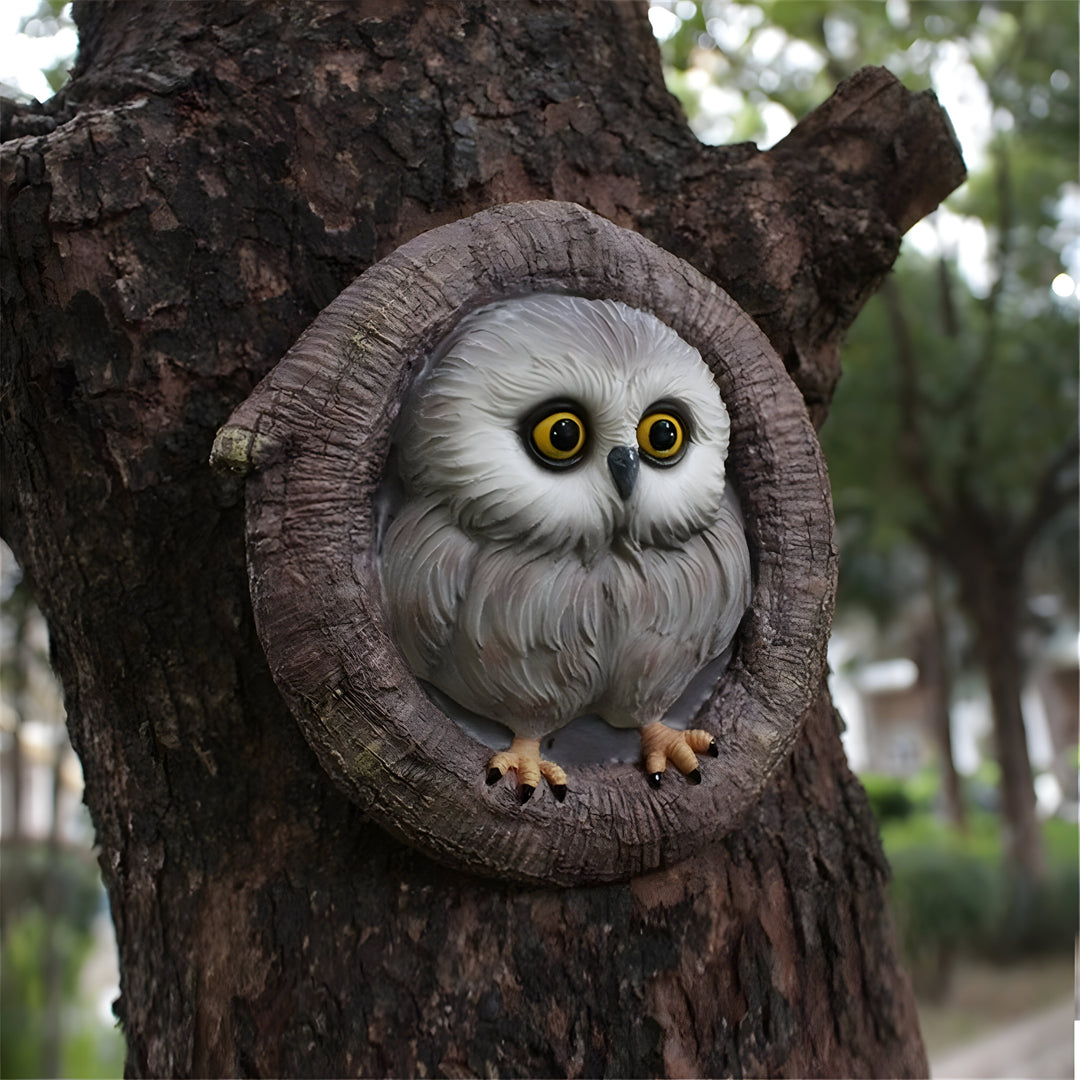 MysticOwl Ornament – Decorative Owl Statue made of Resin | Bowlift