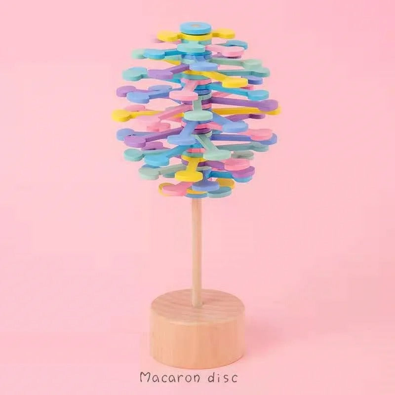 BowLift | Wooden Spinner Toy - Relaxation and Focus Enhancer