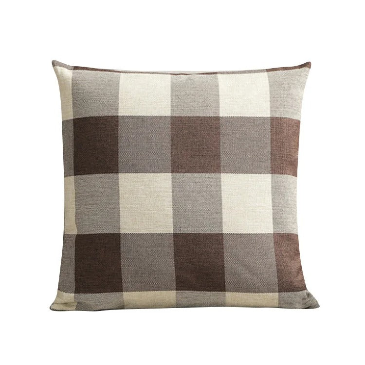 BowLift | Harmonie Home Cushion Cover - Timeless Check Cushion Cover for Any Interior