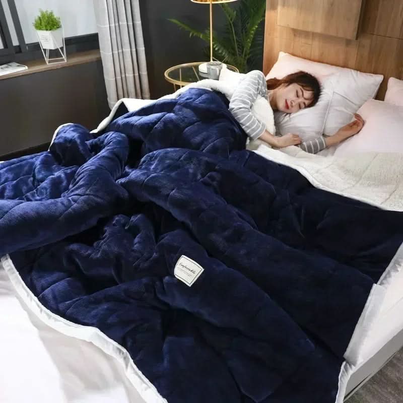 BowLift | Warm Flannel Coral Fleece Blanket Soft Cozy Throw for Winter