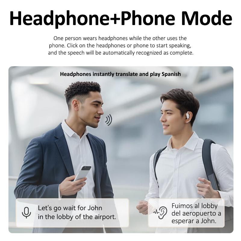 BowLift | SmartSpeak AI Translator Earbuds – Real-Time Language Translation, High-Fidelity Audio, Bluetooth 5.2