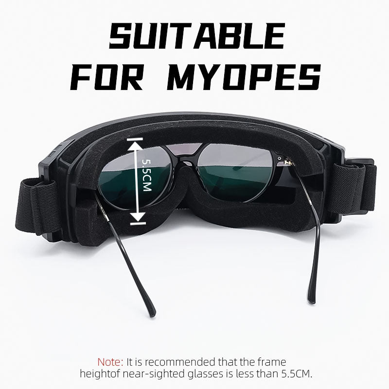 BowLift | Mistview Safety Glasses Overlay – For Spectacle Wearers with Replaceable Lenses