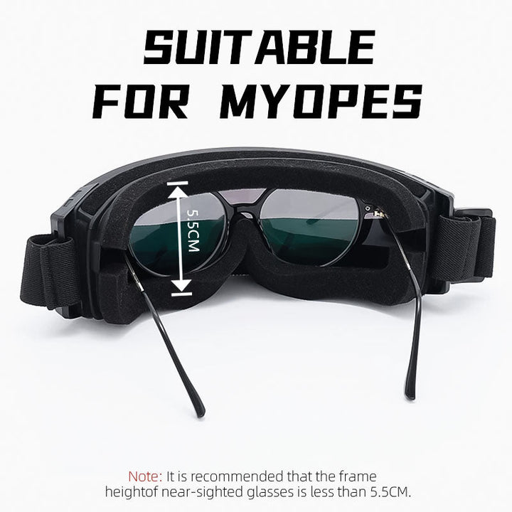 BowLift | Mistview Safety Glasses Overlay – For Spectacle Wearers with Replaceable Lenses