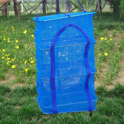 Foldable Multi-Layer Outdoor Fishing Net Rack | Bowlift