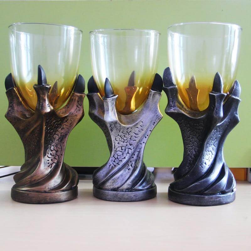 BowLift | Medieval Dragon Claw Vodka and Wine Goblet