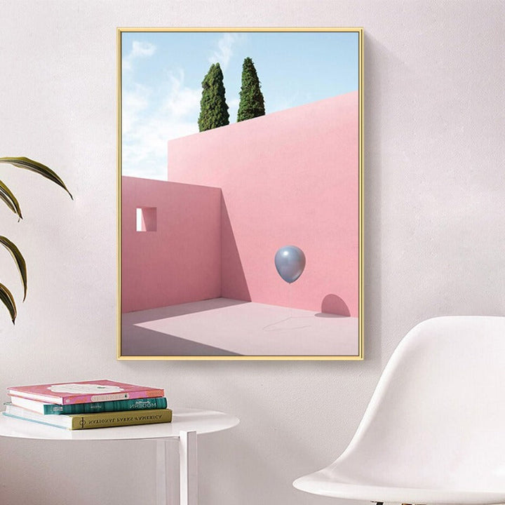 Still Life Modern Building  - Canvas Wall Art Print | Bowlift
