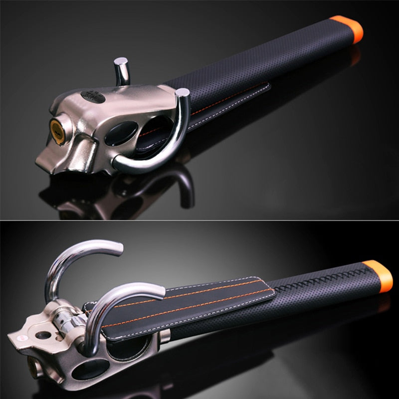 Foldable Steering Wheel Anti-Theft Bar with Alarm Function – The Powerful Car Protector | Bowlift
