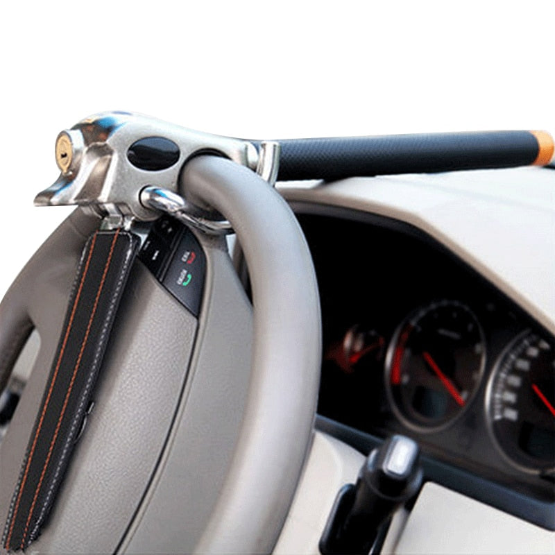 Foldable Steering Wheel Anti-Theft Bar with Alarm Function – The Powerful Car Security | Bowlift