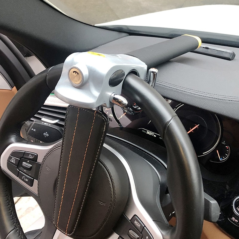 Foldable Steering Wheel Anti-Theft Bar with Alarm Function – The Powerful Car Security | Bowlift