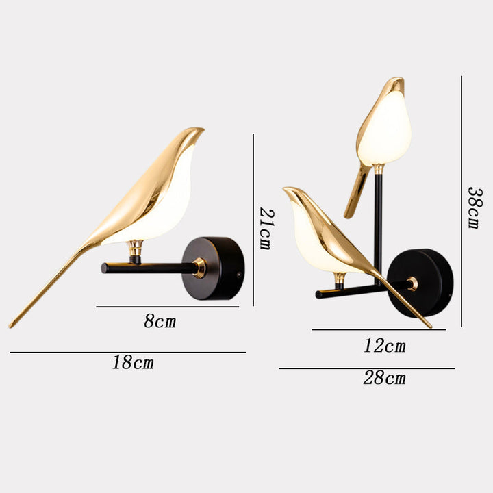 BowLift | BirdGlow - Luxury LED Bird Wall Lamp