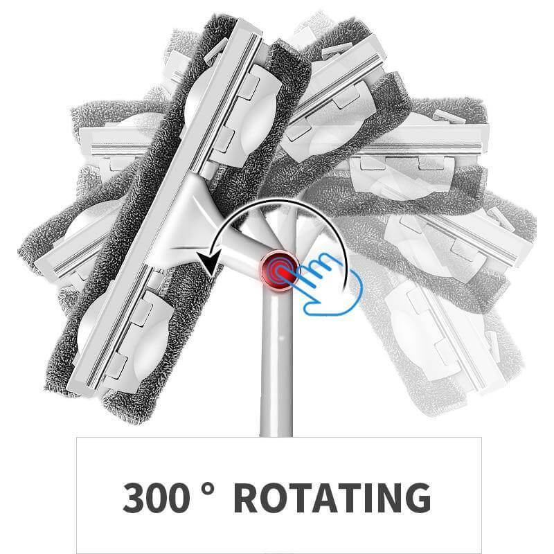 Long Handle Rotating Easy Window Cleaner Mop | Bowlift