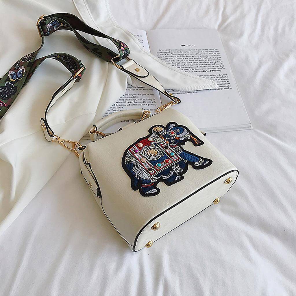 Embroidered Mandala Shoulder Bag – Lightweight Multi-Use Bohemian Design | Bowlift