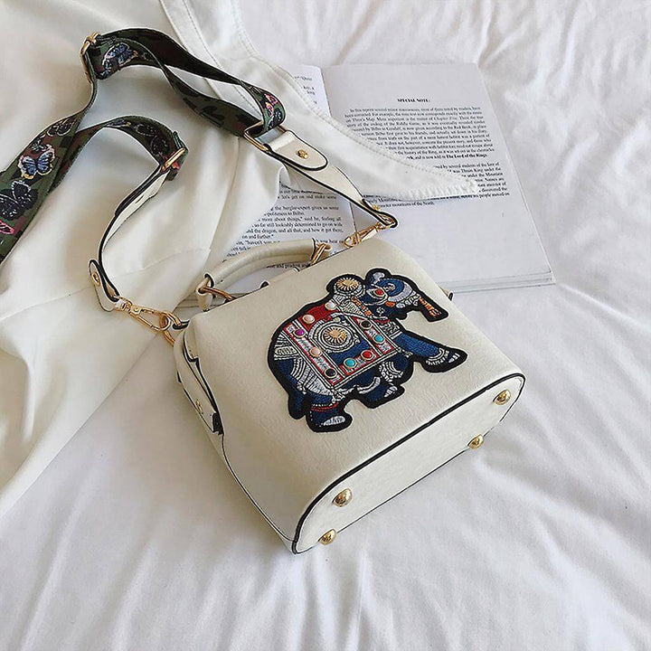 Embroidered Mandala Shoulder Bag – Lightweight Multi-Use Bohemian Design | Bowlift