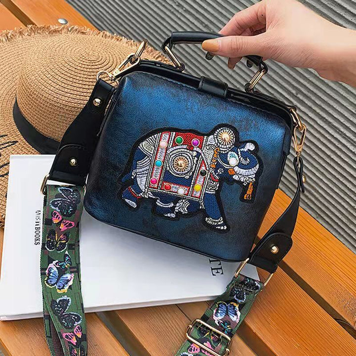 Embroidered Mandala Shoulder Bag – Lightweight Multi-Use Bohemian Design | Bowlift