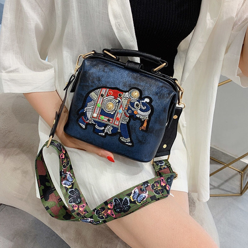 Embroidered Mandala Shoulder Bag – Lightweight Multi-Use Bohemian Design | Bowlift