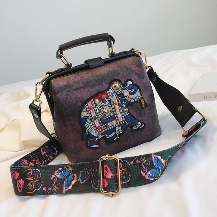 Embroidered Mandala Shoulder Bag – Lightweight Multi-Use Bohemian Design | Bowlift