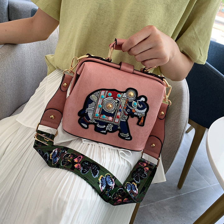 Embroidered Mandala Shoulder Bag – Lightweight Multi-Use Bohemian Design | Bowlift