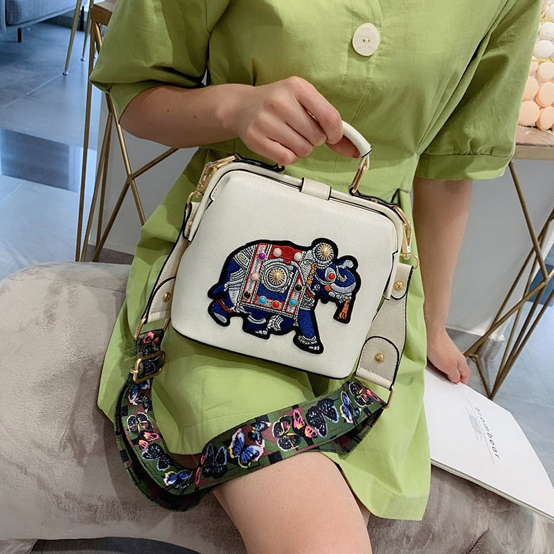 Embroidered Mandala Shoulder Bag – Lightweight Multi-Use Bohemian Design | Bowlift