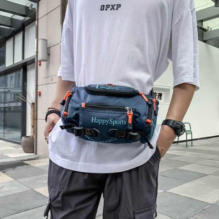 Water-Resistant Men’s Waist and Sling Bag – Multi-Way Travel & Outdoor Pack | Bowlift