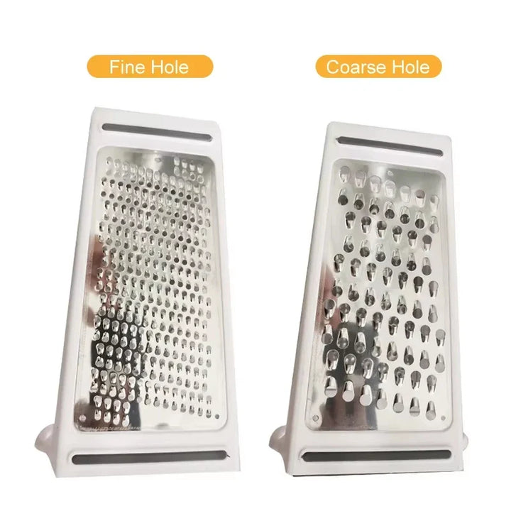 Manual Multi-Function Stainless Steel Grater with Double-Sided Blade | Bowlift