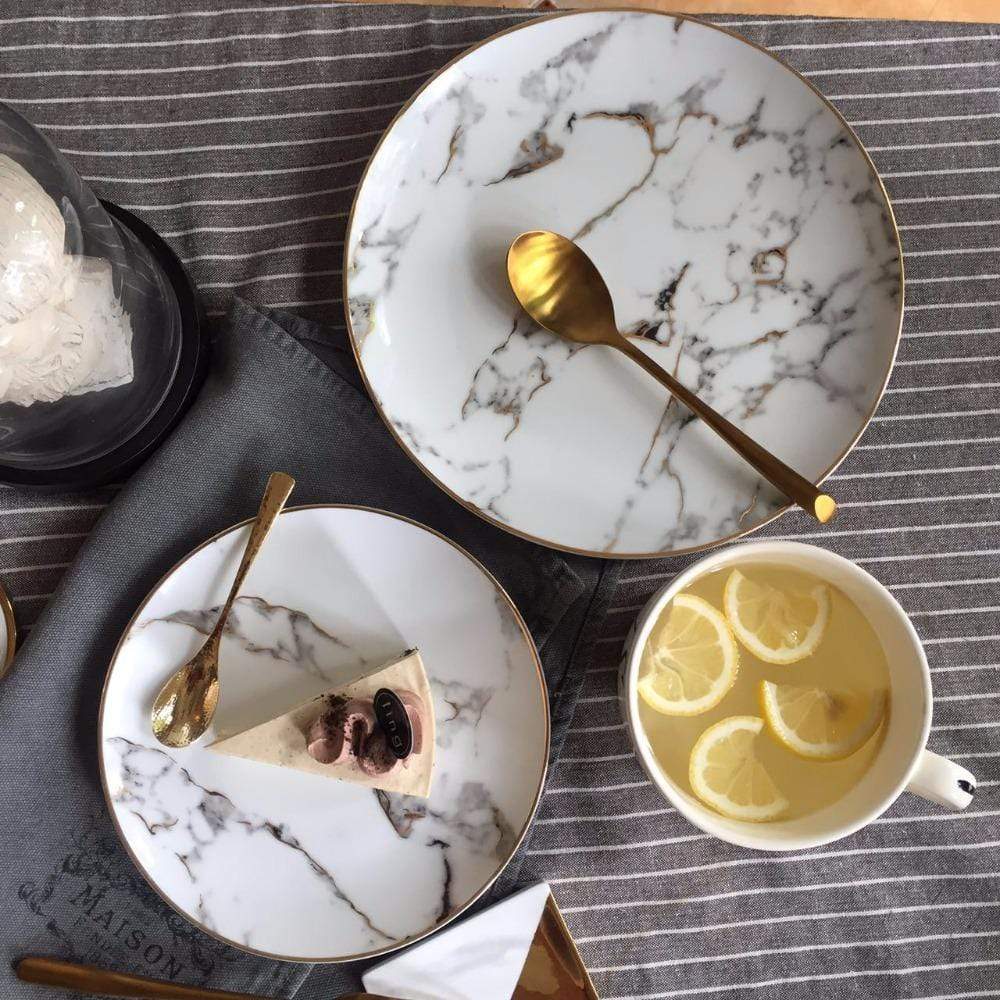 Marble Plate 2-Piece Set Bowlift