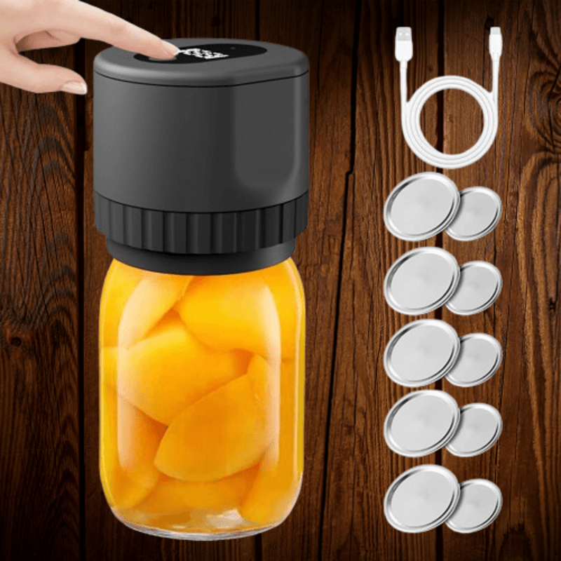 BowLift | Electric Mason Jar Vacuum Sealer with LED Display