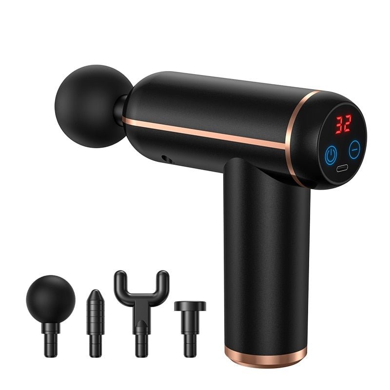 BowLift | MassageGun Pro – Deep Tissue Muscle Relief with Adjustable Intensity