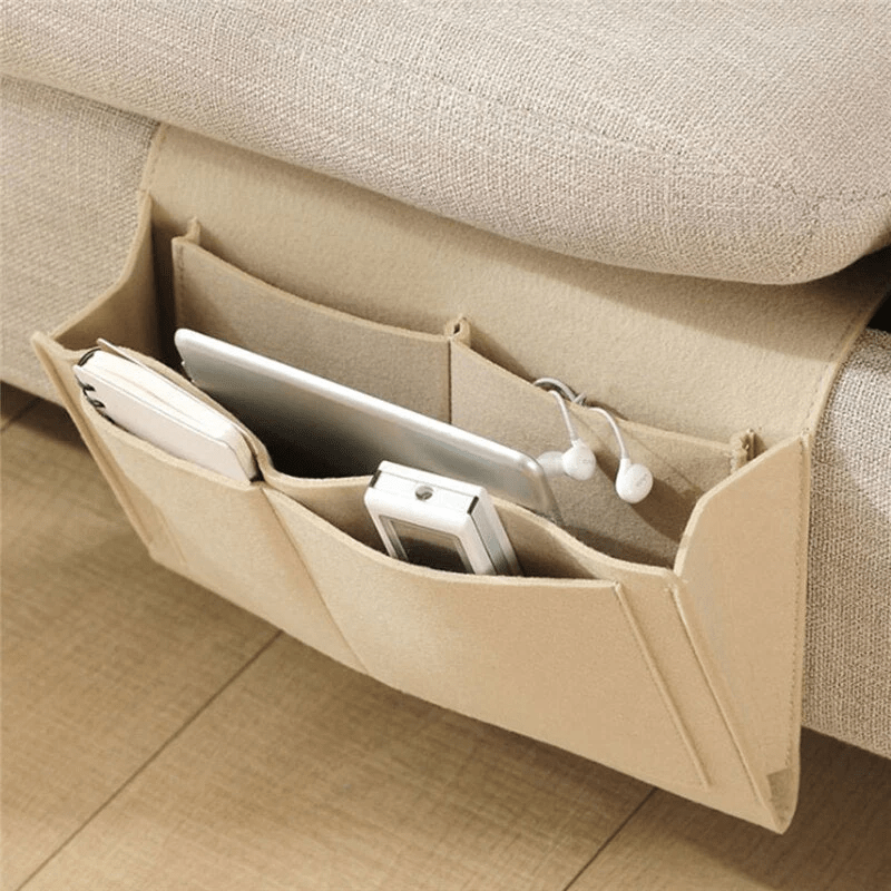 BowLift | Elegant Bedside Caddy – Durable Felt Nightstand Organiser | Stylish & Practical Storage Solution