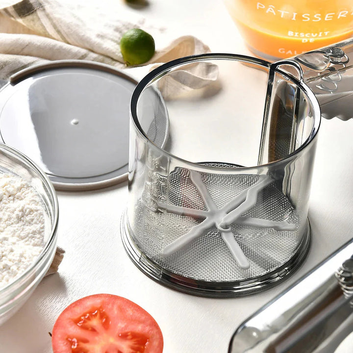 Measuring Cup Powder Mesh Sugar Sifter Powder Shaker Kitchen Tool | Bowlift