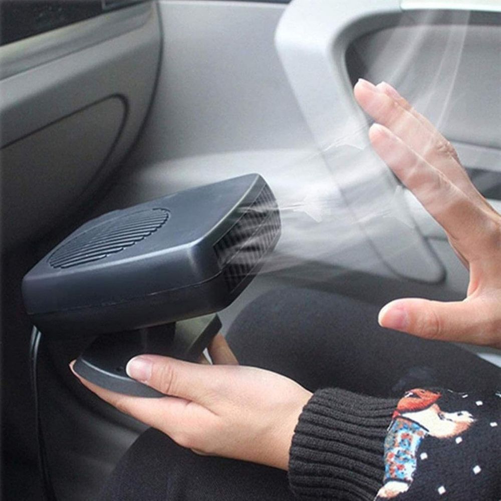 BowLift | TurboHeat | 12V Car Heater – 150W/300W Ceramic Fan Heater, Portable Car Defroster & Warmer