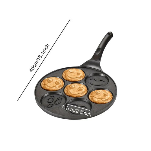 Medical Stone Frying Pan Non stick Breakfast Maker Flat Bottom Pan | Bowlift