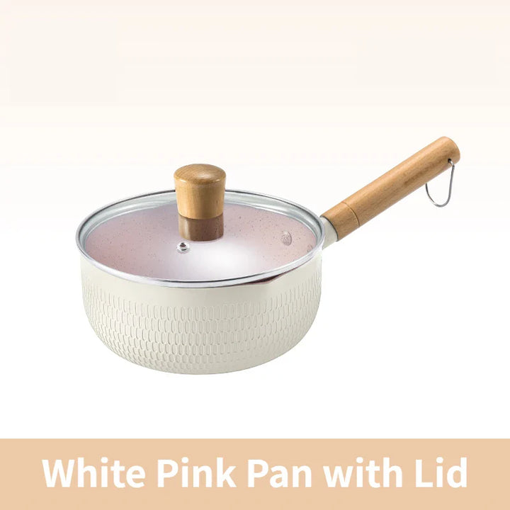 Medical Stone Saucepan With Lid Kitchen Nonstick Pan Pots Cookware | Bowlift