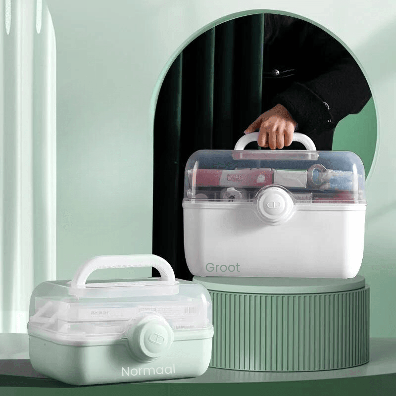 BowLift | MediSmart Pill Organiser – Compact Weekly Medicine Storage Box for Home & Travel