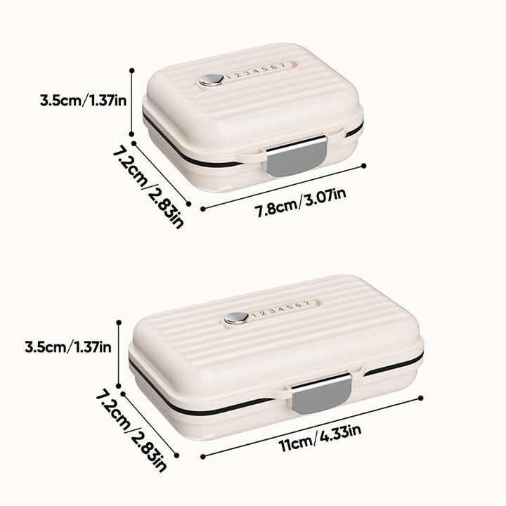 BowLift | MediVault – Compact Pill Box with Triple Seal Protection